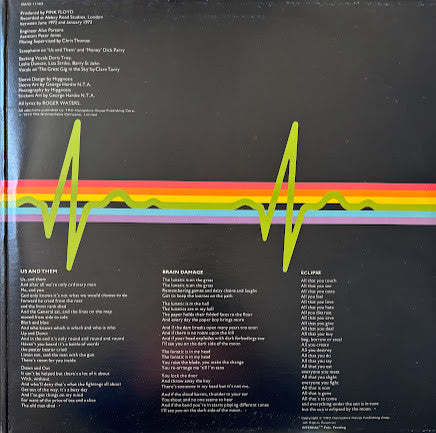 Pink Floyd : The Dark Side Of The Moon (LP, Album, RE, Win)