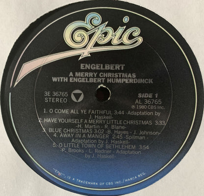 Engelbert Humperdinck : A Merry Christmas With Engelbert Humperdinck (LP, Album)