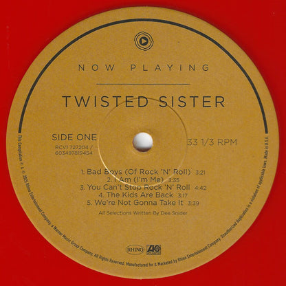 Twisted Sister : Now Playing (LP, Comp, Ora)