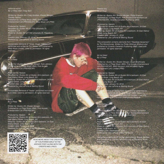 Lil Peep, Nedarb Nagrom : California Girls (CD, EP)