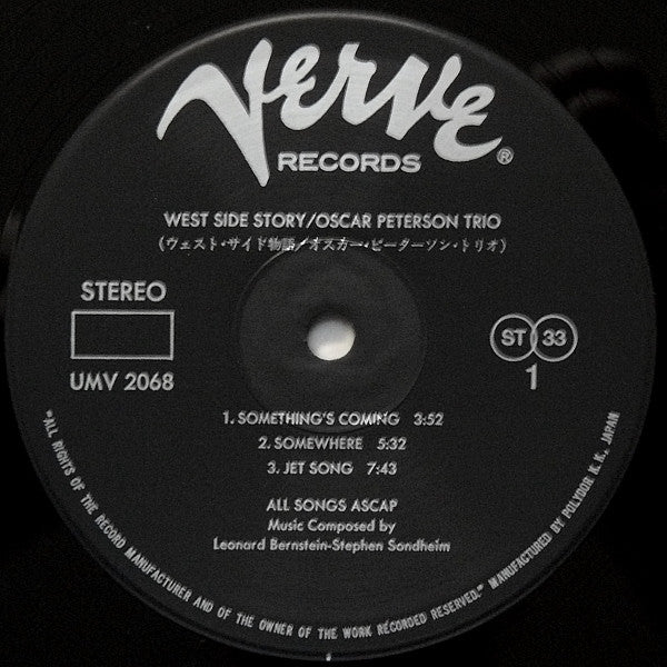 The Oscar Peterson Trio : West Side Story (LP, Album, RE)