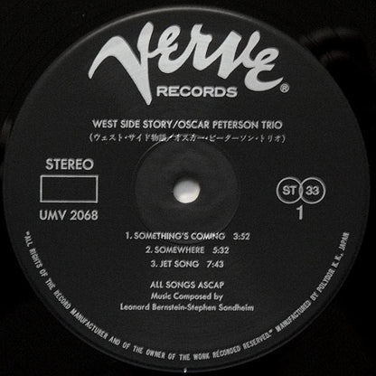 The Oscar Peterson Trio : West Side Story (LP, Album, RE)