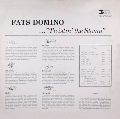 Fats Domino : Twistin' The Stomp (LP, Album, Mono)