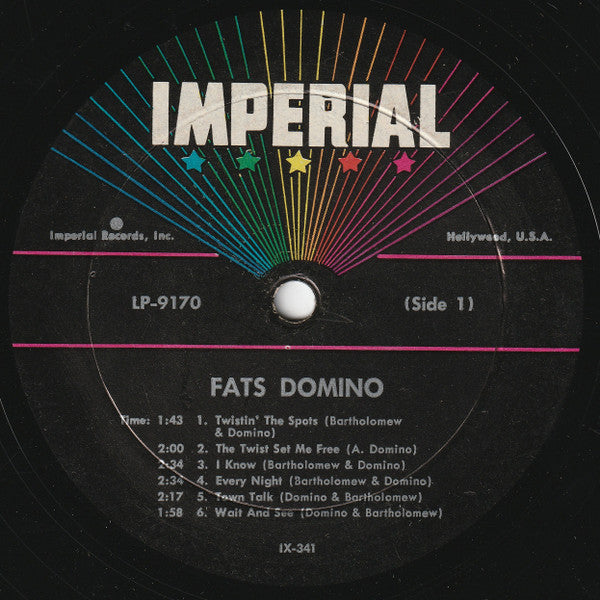 Fats Domino : Twistin' The Stomp (LP, Album, Mono)