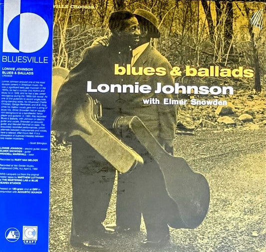 Lonnie Johnson (2) With Elmer Snowden : Blues & Ballads (LP, Album, RE, 180)
