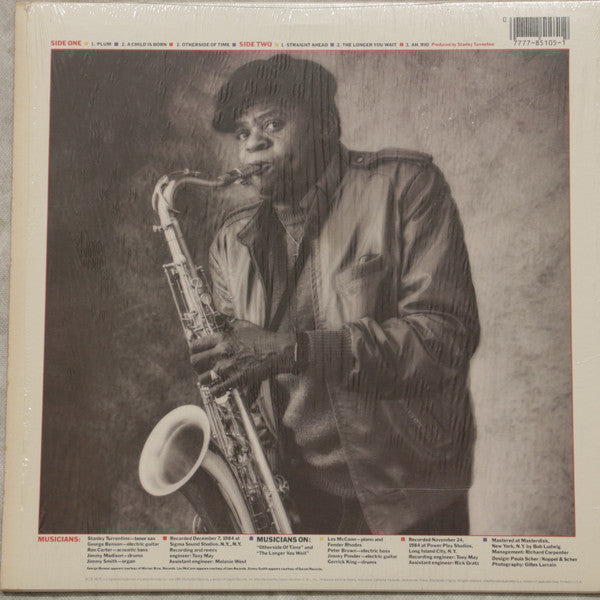 Stanley Turrentine : Straight Ahead (LP, Album, Jac)