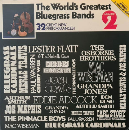 Various : The World's Greatest Bluegrass Bands, Number 2 (2xLP, Comp, Gat)