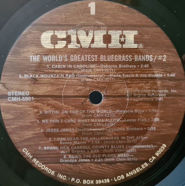 Various : The World's Greatest Bluegrass Bands, Number 2 (2xLP, Comp, Gat)