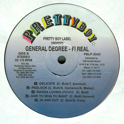 General Degree : Fi Real (LP, Album)