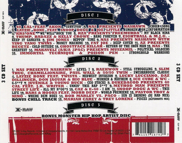 Various : Monster Hip Hop (3xCD, Comp + Box)