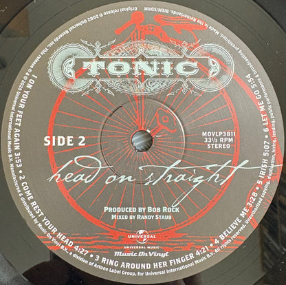 Tonic (2) : Head On Straight (LP, Album, RE)