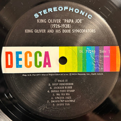 King Oliver : Papa Joe (1926-1928) (LP, Comp, RE)