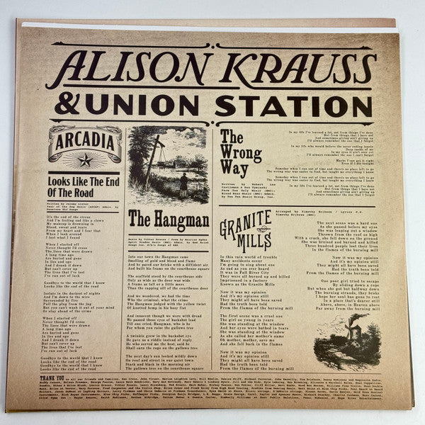 Alison Krauss & Union Station : Arcadia (LP, Album)