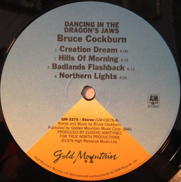 Bruce Cockburn : Dancing In The Dragon's Jaws (LP, Album, RE, R, )