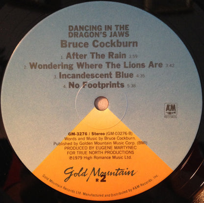Bruce Cockburn : Dancing In The Dragon's Jaws (LP, Album, RE, R, )