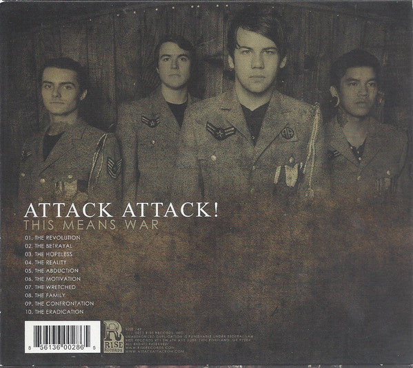 Attack Attack! : This Means War (CD, Album, Sli)