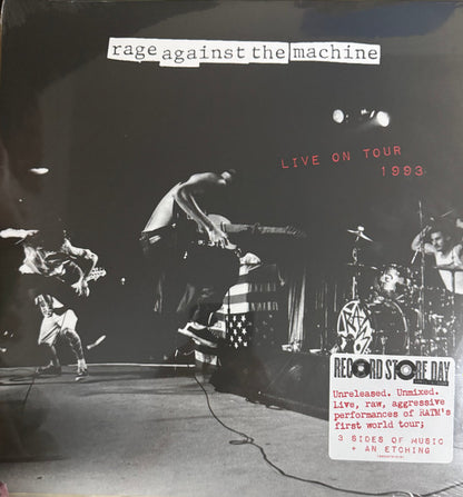 Rage Against The Machine : Live On Tour 1993 (LP + LP, S/Sided, Etch + RSD)
