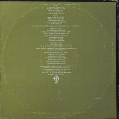 Gordon Lightfoot : Old Dan's Records (LP, Album, Promo, San)