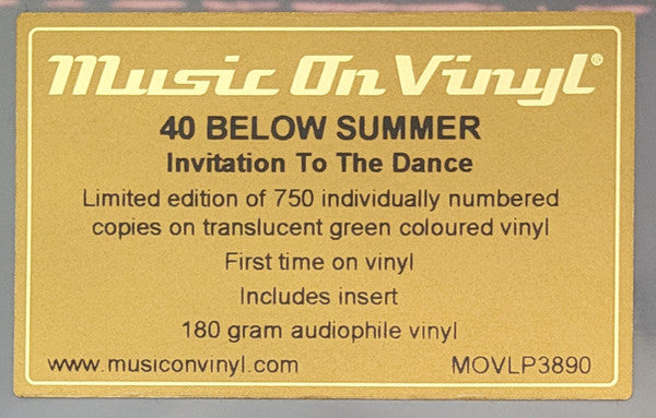 40 Below Summer : Invitation To The Dance (LP, Album, Ltd, Num, RE, Gre)