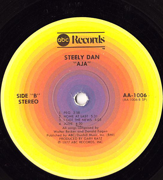 Steely Dan : Aja (LP, Album, SP )