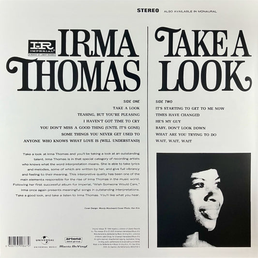 Irma Thomas : Take A Look (LP, Album, RE)