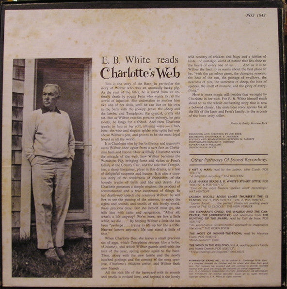E. B. White* : E.B. White Reads Charlotte's Web (4xLP, Album + Box)