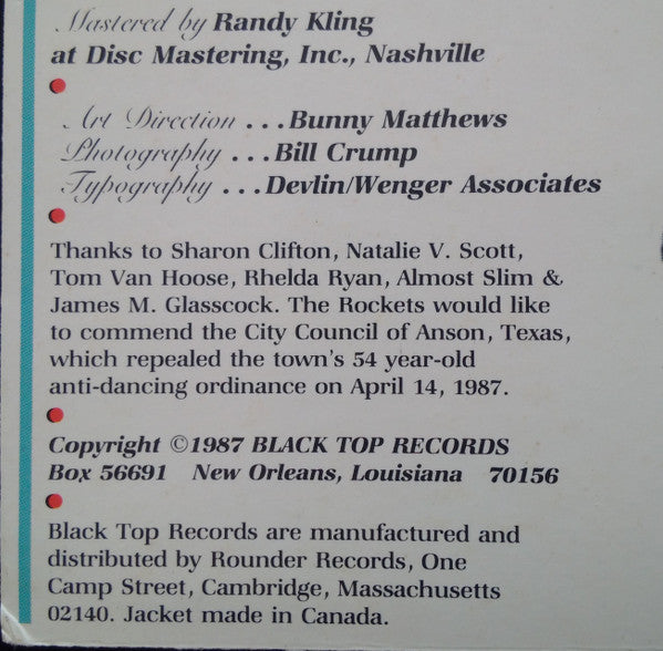 Anson Funderburgh & The Rockets : Sins (LP, Album)