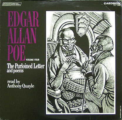 Edgar Allan Poe Read By Anthony Quayle : Poems & Tales Of Edgar Allen Poe - Volume 4 The Purloined Letter And Poems (LP)