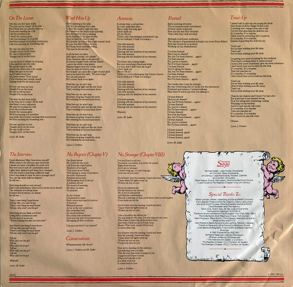 Saga (3) : Worlds Apart (LP, Album, Pit)