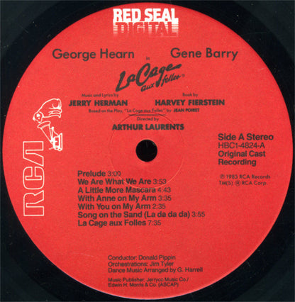 Jerry Herman : La Cage Aux Folles (The Broadway Musical) (LP, Album, Gat)