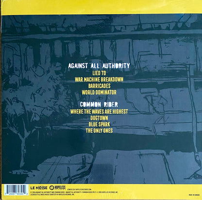 Against All Authority, Common Rider : Split (LP, RE, Red)