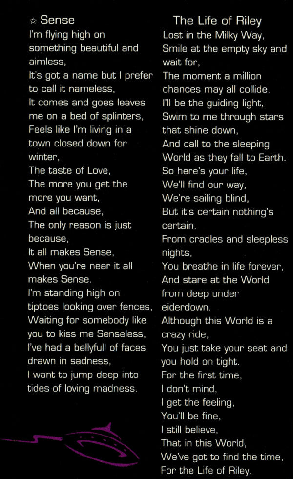 The Lightning Seeds* : Sense (Cass, Album)