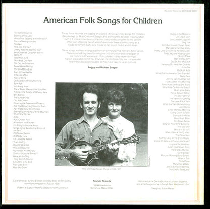 Mike* And Peggy Seeger : American Folk Songs For Children (3xLP, Album + Box)