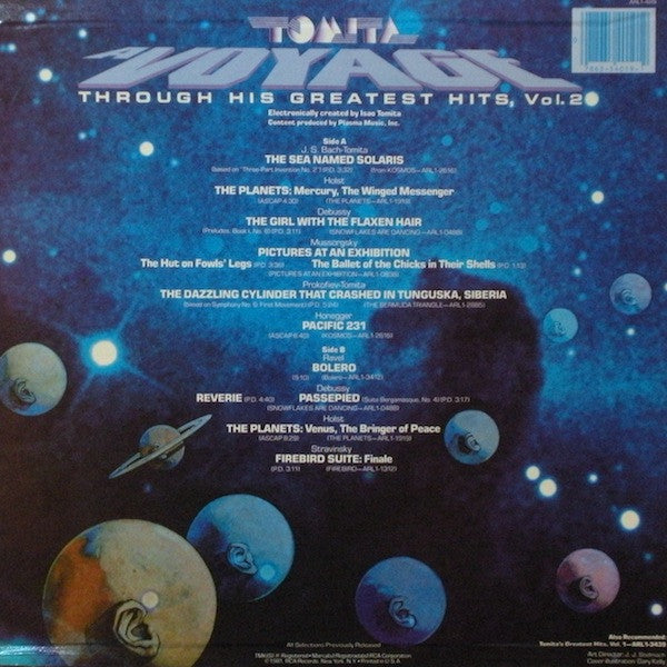 Tomita : A Voyage Through His Greatest Hits - Vol. 2 (LP, Comp)