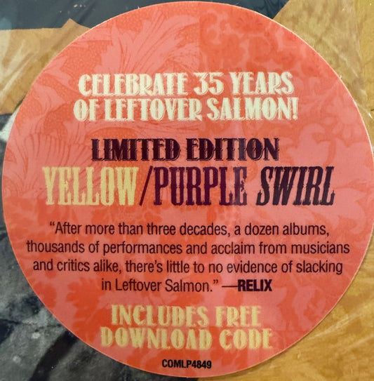 Leftover Salmon : Let's Party About It (LP, Album, Ltd, Yel)