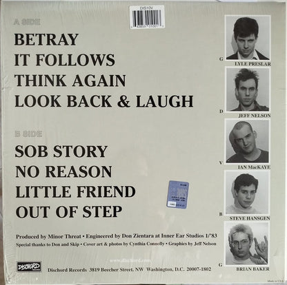 Minor Threat : Out Of Step (12", EP, RE, RM)