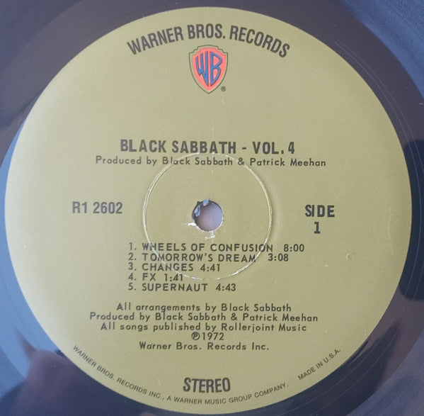 Black Sabbath : Black Sabbath Vol 4 (LP, Album, RE, 180)