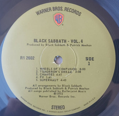 Black Sabbath : Black Sabbath Vol 4 (LP, Album, RE, 180)
