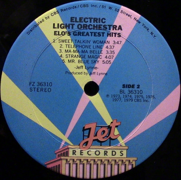 Electric Light Orchestra : ELO's Greatest Hits (LP, Comp, Pit)