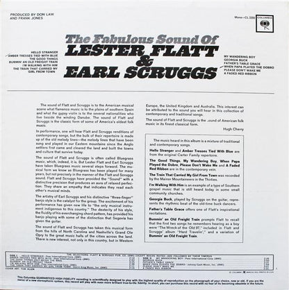 Lester Flatt & Earl Scruggs* : The Fabulous Sound Of Lester Flatt & Earl Scruggs (LP, Album, Mono)