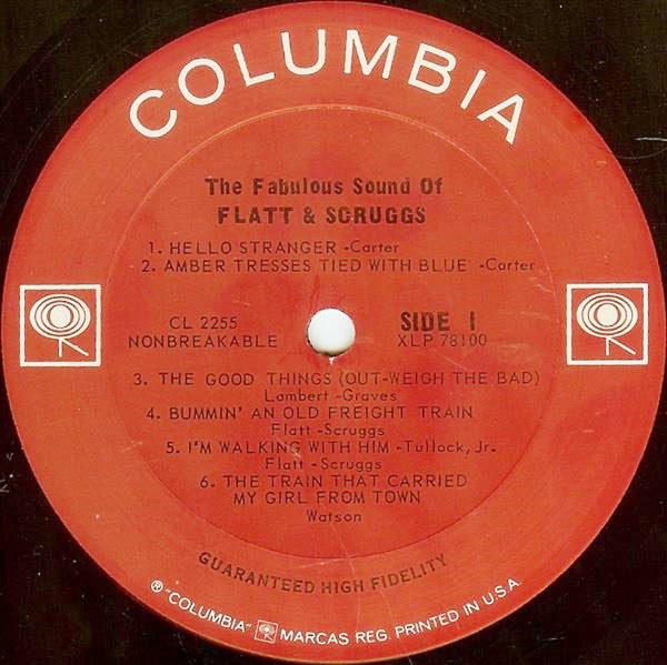 Lester Flatt & Earl Scruggs* : The Fabulous Sound Of Lester Flatt & Earl Scruggs (LP, Album, Mono)