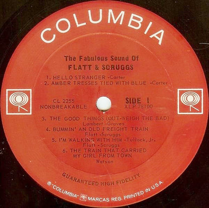 Lester Flatt & Earl Scruggs* : The Fabulous Sound Of Lester Flatt & Earl Scruggs (LP, Album, Mono)