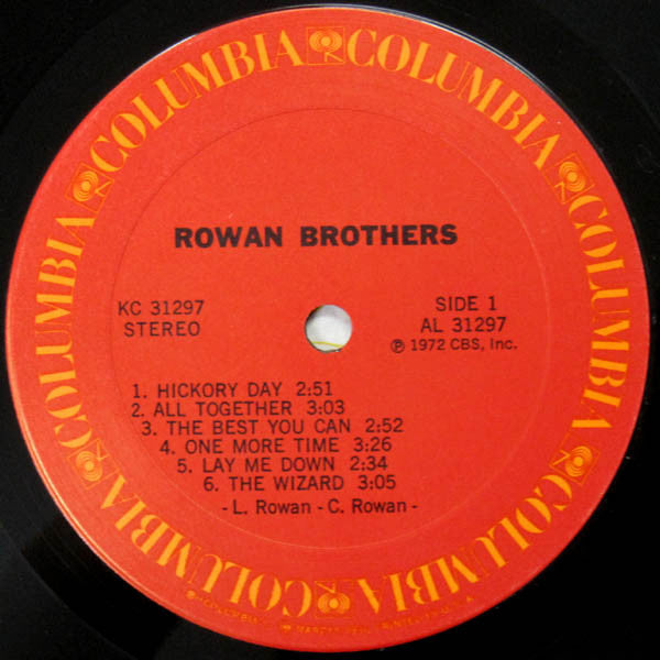 Rowan Brothers : Rowan Brothers (LP, Album)