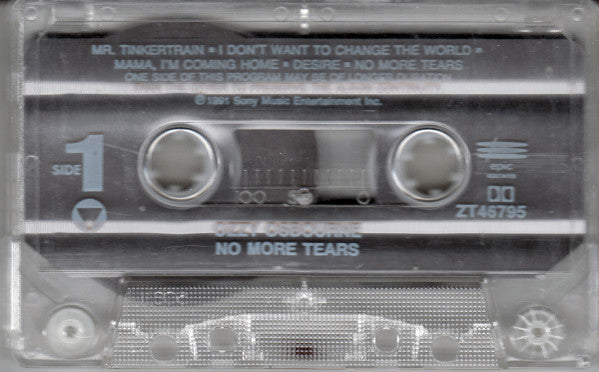 Ozzy Osbourne : No More Tears (Cass, Album, Dol)