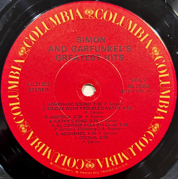 Simon & Garfunkel : Simon And Garfunkel's Greatest Hits (LP, Comp, RE, Los)
