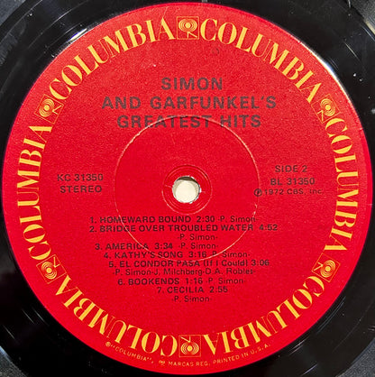 Simon & Garfunkel : Simon And Garfunkel's Greatest Hits (LP, Comp, RE, Los)