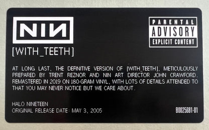 Nine Inch Nails : With Teeth (2xLP, Album, RE, RM, Def)