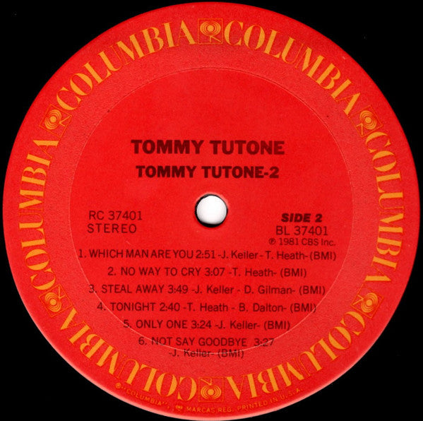 Tommy Tutone : Tommy Tutone-2 (LP, Album, Pit)