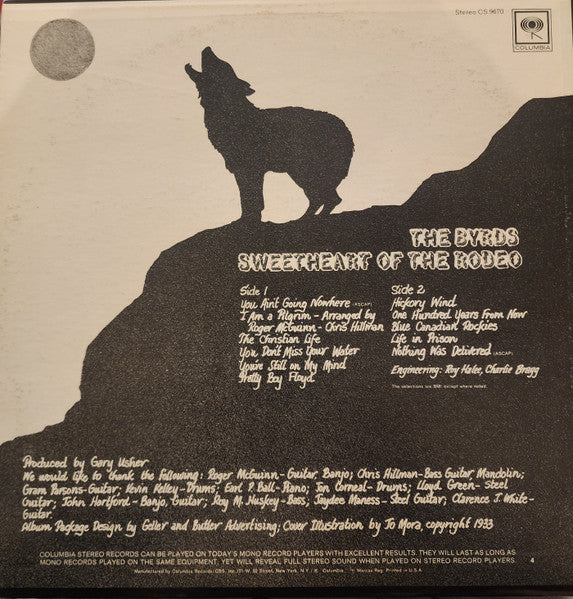 The Byrds : Sweetheart Of The Rodeo (LP, Album, RE, RP, San)