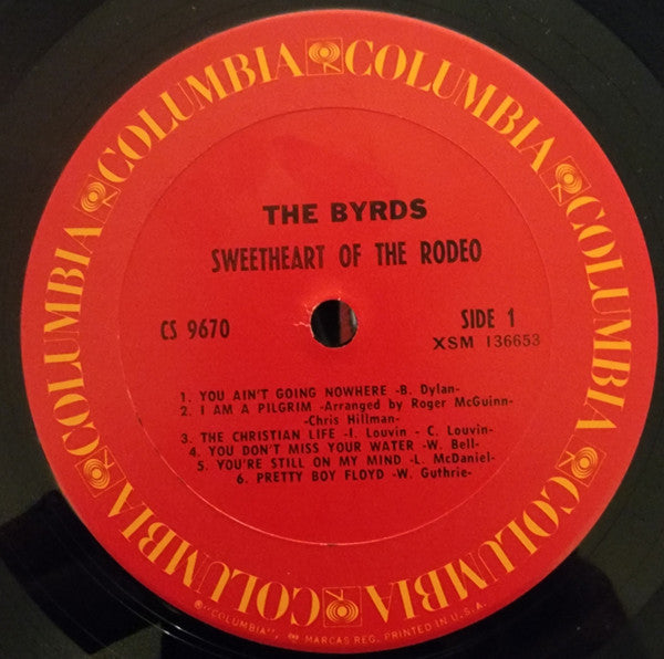 The Byrds : Sweetheart Of The Rodeo (LP, Album, RE, RP, San)